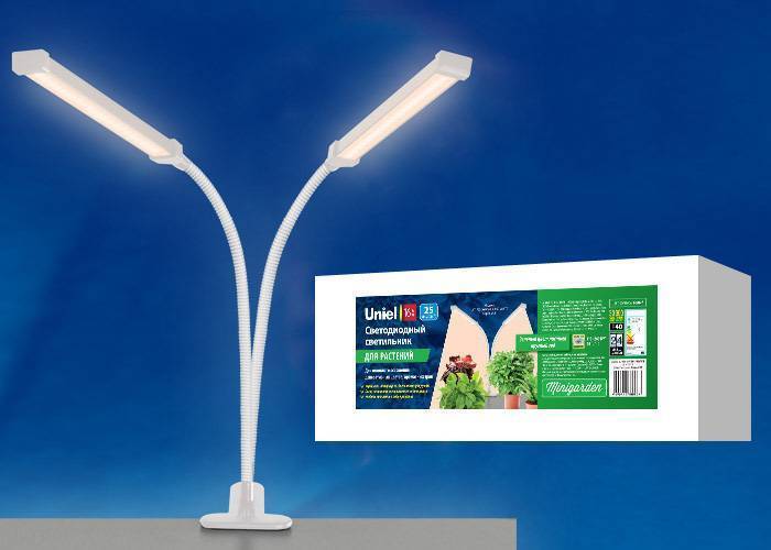 Светильник для растений Uniel ULT-P33-16W/SPFR IP40 WHITE