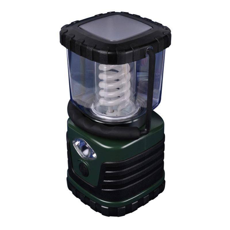 Кемпинговый энергосберегающий фонарь Uniel Premium актив P-TL091-B Green