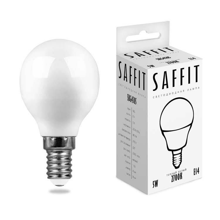 Светодиодная лампа Feron SAFFIT SBG4505 55023 E14 5Вт