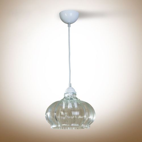 Подвесной светильник 18402 Белый матовый - белый кабель Зукко Прозрачный