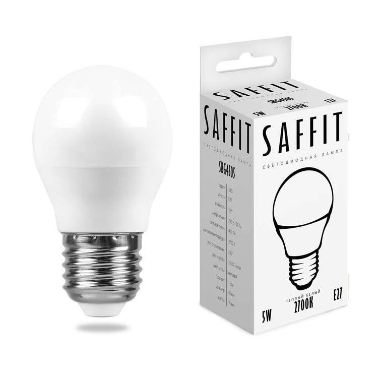 Светодиодная лампа Feron SAFFIT SBG4505 55025 E27 5Вт
