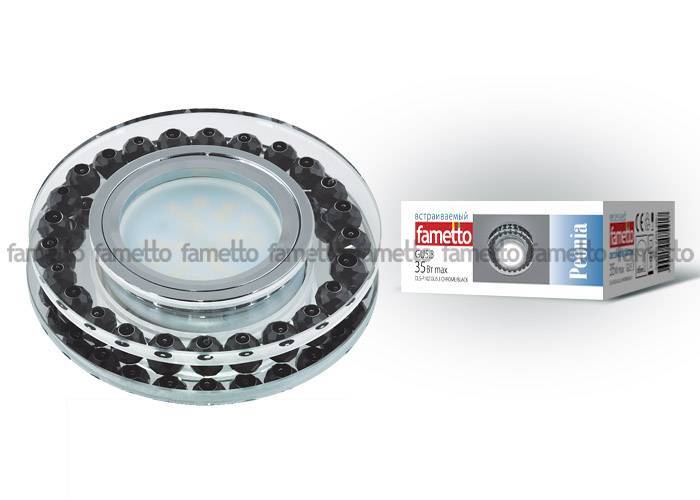Светильник точечный Fametto DLS-P102 GU5.3 CHROME/BLACK