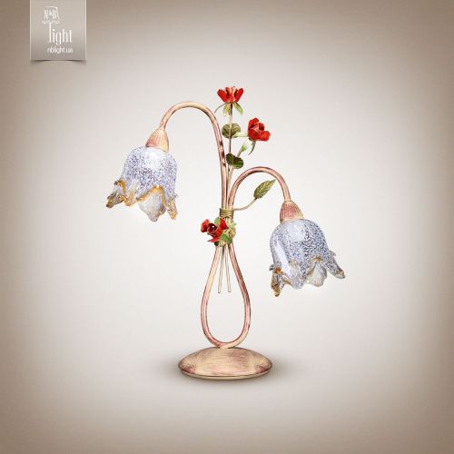 Настольная лампа 1822 Камыш Лиза Бордо