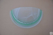Дюна 1/2 д.300 glass зеленый (основание в комплекте 1хЕ27х60W)
