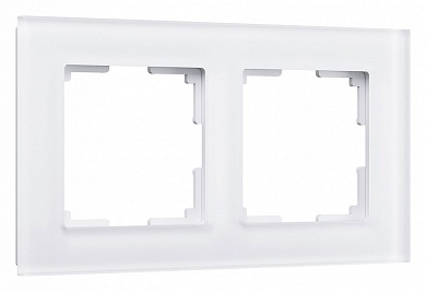 Рамка на 2 поста Werkel Favorit (белый матовый, стекло) W0021105 Favorit (белый матовый, стекло)