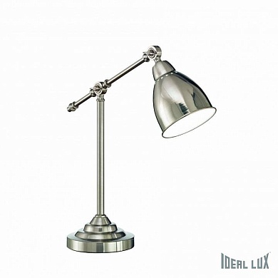 Настольная лампа офисная Ideal Lux Newton NEWTON TL1 NICKEL