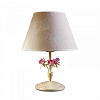 Настольная лампа 6400 Крем - золото - розовый Абажур 03n2704