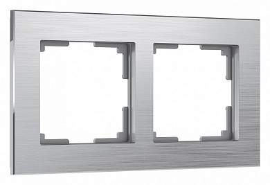 Рамка на 2 поста Werkel Aluminium (алюминий) W0021706