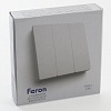Выключатель беспроводной трехклавишный Feron Saffit TM83 41130