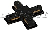 023118 Крестовой коннектор LGD-B1P-X Black Arlight