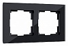 Рамка на 2 поста Werkel Favorit (черный) W0021108