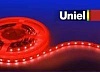 Светодиодная лента Uniel 12 V открытые ULS-5050-60LED/m-10mm-IP20-DC12V-14,4W/m-5M-RED