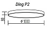Накладной светильник TopDecor Ding Ding P2 12