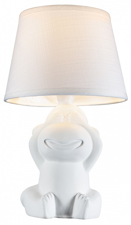 Настольная лампа декоративная Escada Monkey 10176/T White
