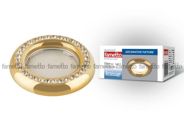 Светильник точечный Fametto DLS-V101 GU5.3 GOLD