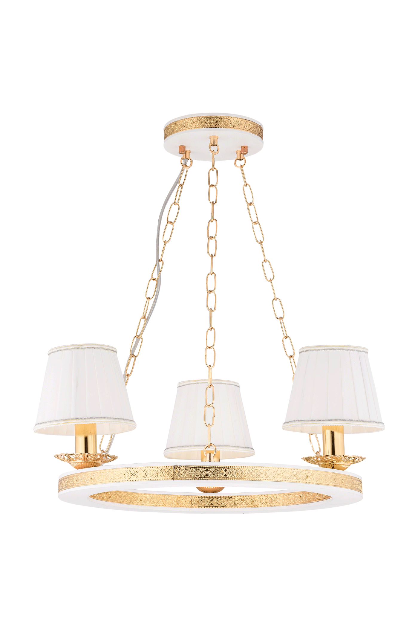 Люстра Nuolang 85649/3A WHITE+GOLD