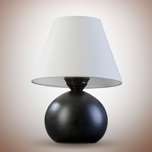 Настольная лампа 18200 Черный Абажур 02n0205