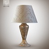 Настольная лампа 16300 Мрамор белый-золото Абажур 03n5104