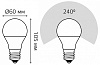 Лампа светодиодная Gauss Led Elementary A60 E27 7Вт 4100K 23227A