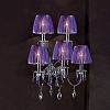 Бра Beby Group 118A03 chrome/violet SW