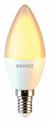 Лампа светодиодная Remez E14 5Вт 3000K RZ-111-C37-E14-5W-3K
